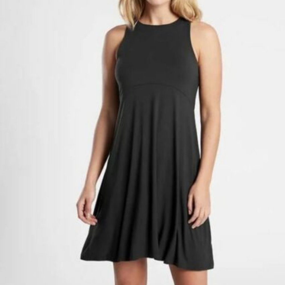 Athleta Santorini Thera Dress in Black